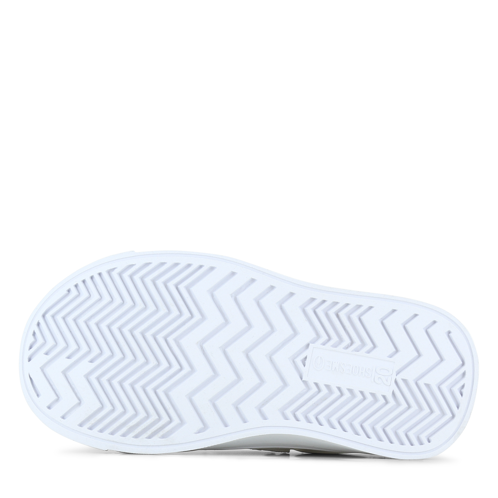 Shoesme weißer Sneaker mit schwarzen Streifen