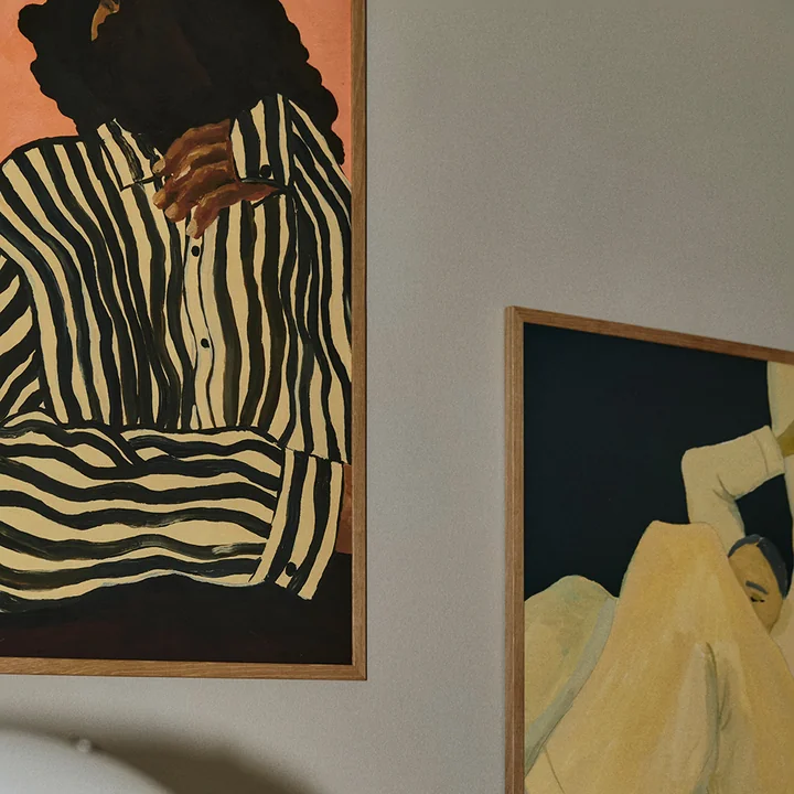 The Poster Club - Serene Stripes von Hanna Peterson, 30 x 40 cm
