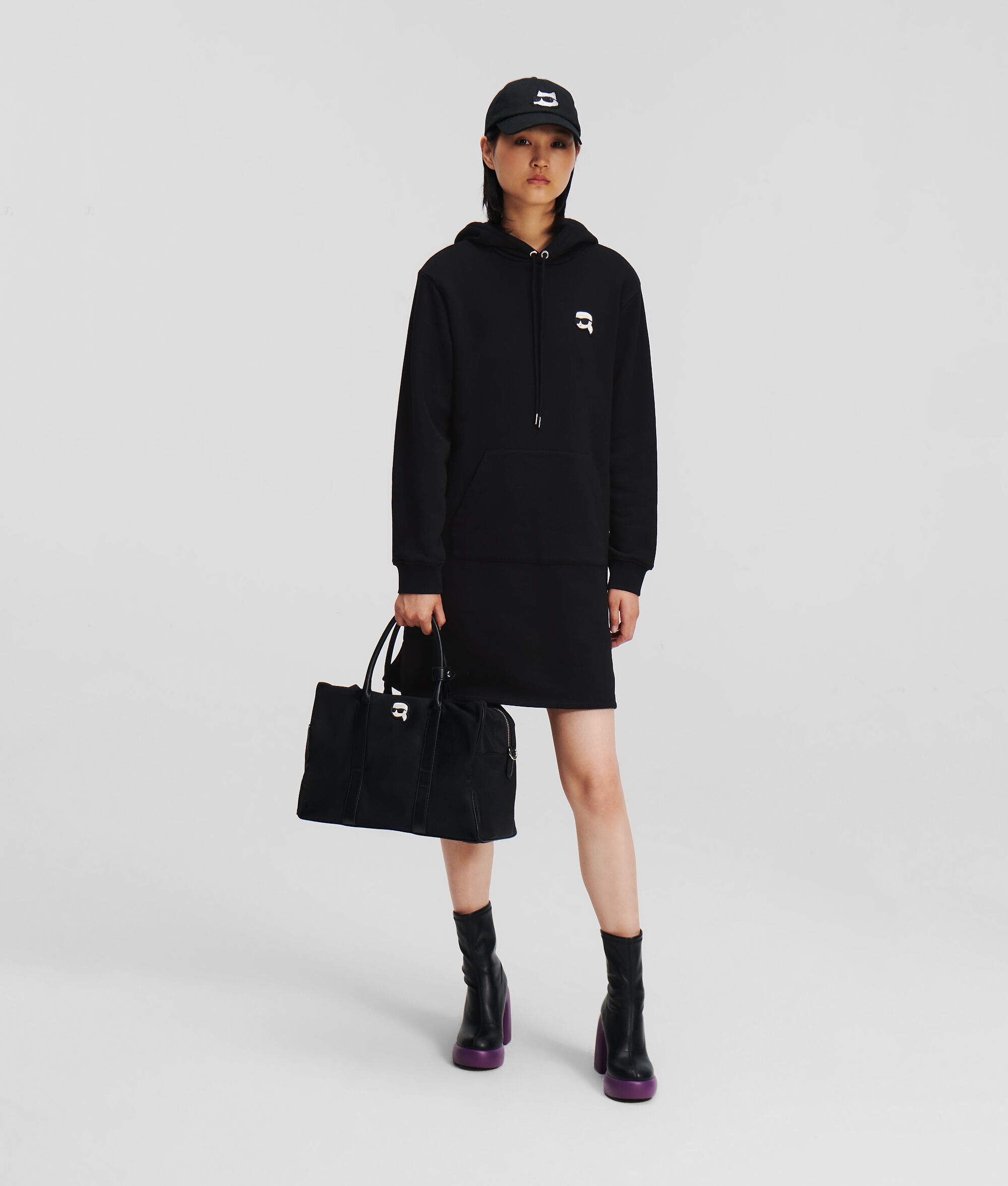 ROBE SWEAT À CAPUCHE K/IKONIK