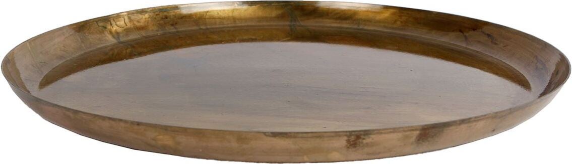 Decoratiebord Keagan goud D 28 H 2 cm