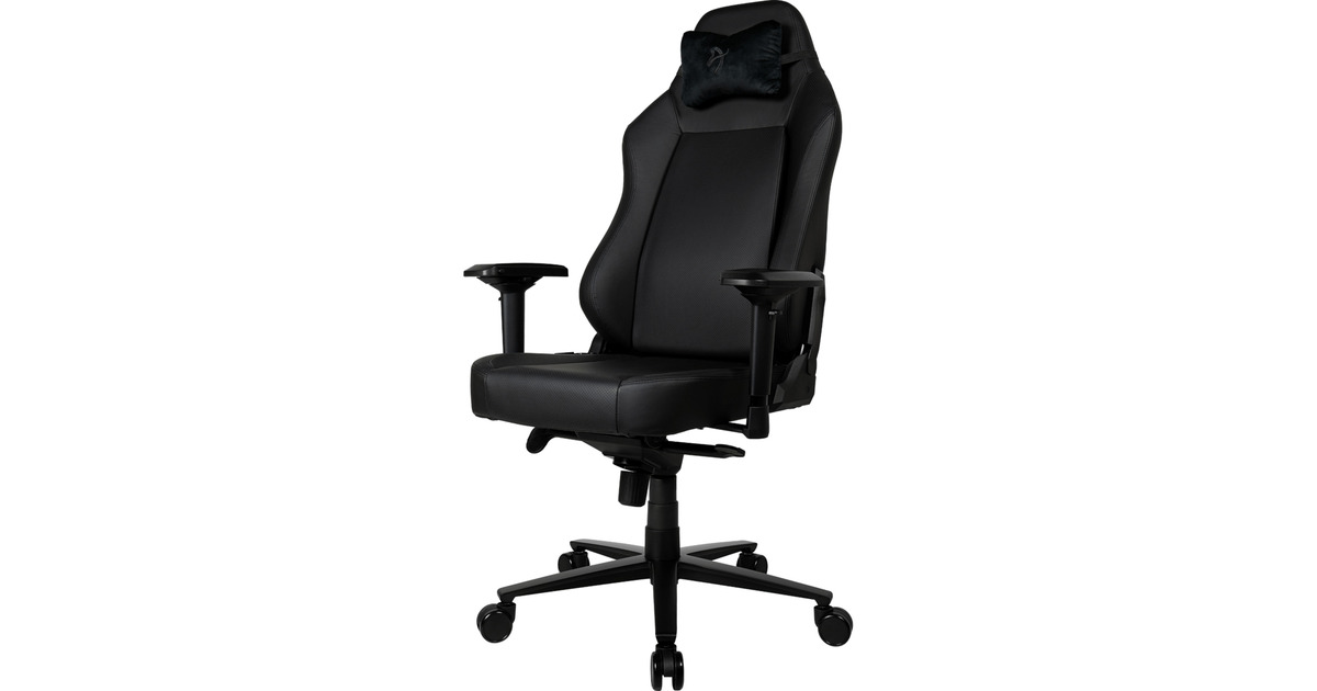 ArozziPrimo - Full Premium Leather - Black gamestoel  (Zwart)