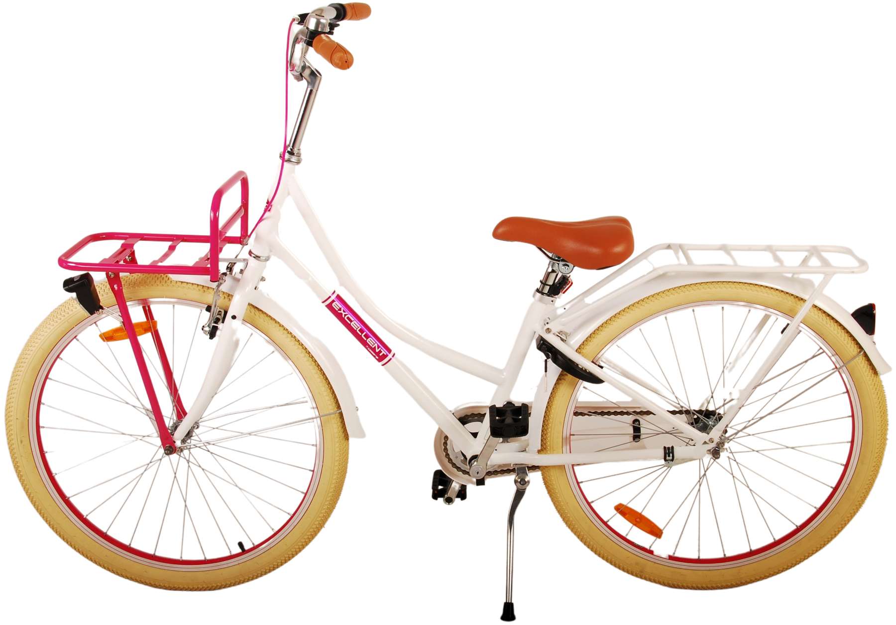 TPFSports Excellent Kinderfahrrad - Mädchen - 26 Zoll - Rücktritt + Handbremse - Grün