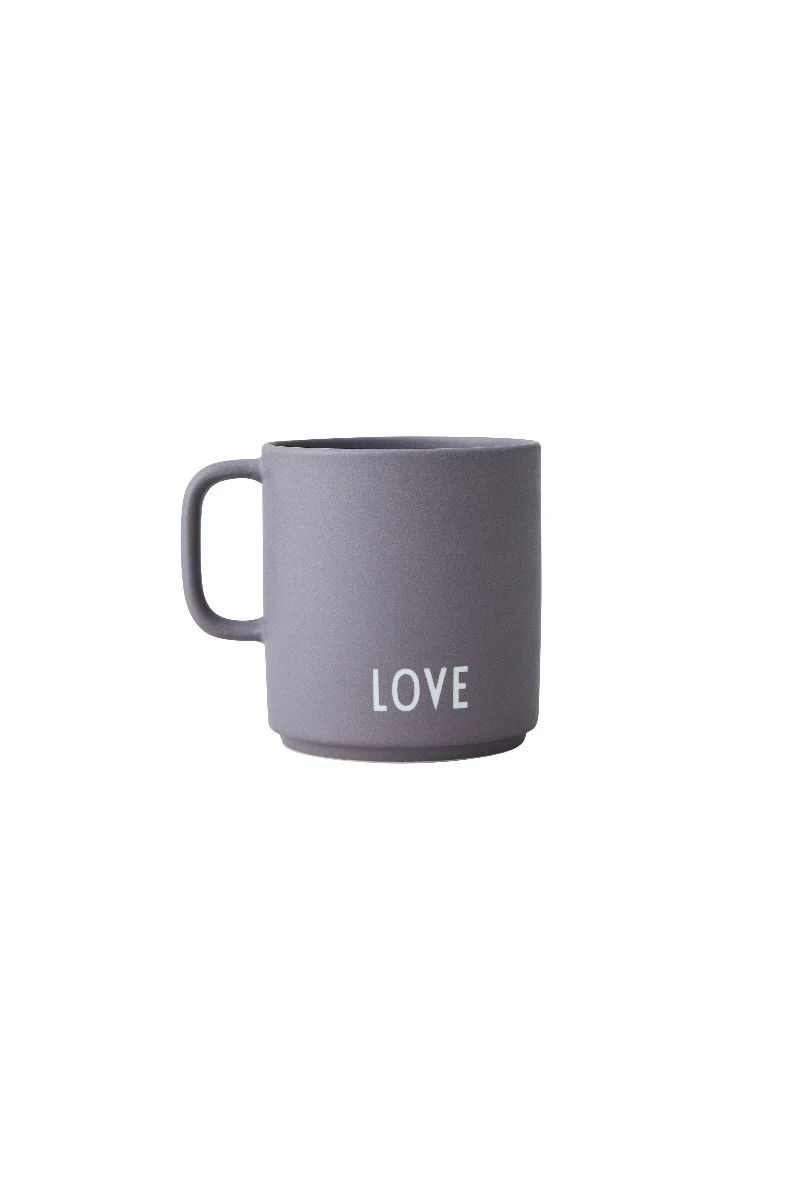 Design Letters  Favourite, kop - Dusty Purple, H: 8,5 cm. D: 8 cm