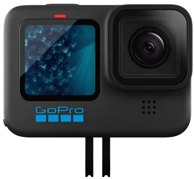 GoPro® | HERO11 Black - Action-kamera - 27 MP - 5.3K / 60 fps - 27 MP - trådløst netværk - undervands op til 10 m - sort
