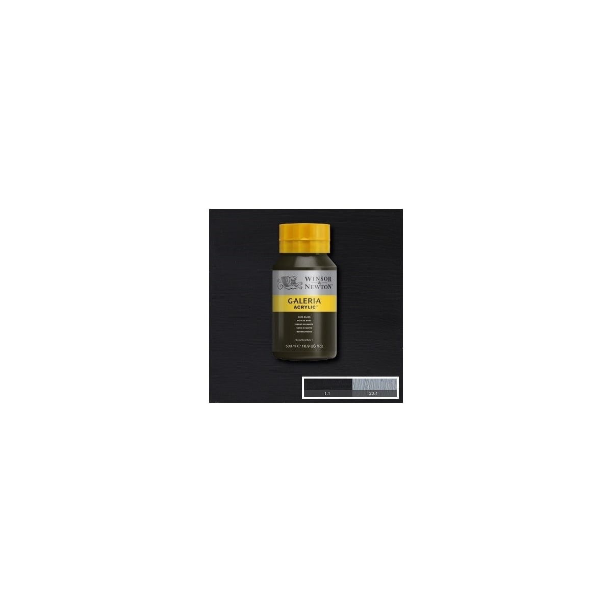 Galeria Acrylic 500Ml Mars Black 386