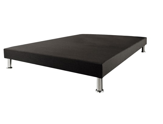 EBAC - Sommier 140 x 190 SR9 Déco anthracite 1419, Lattes massives