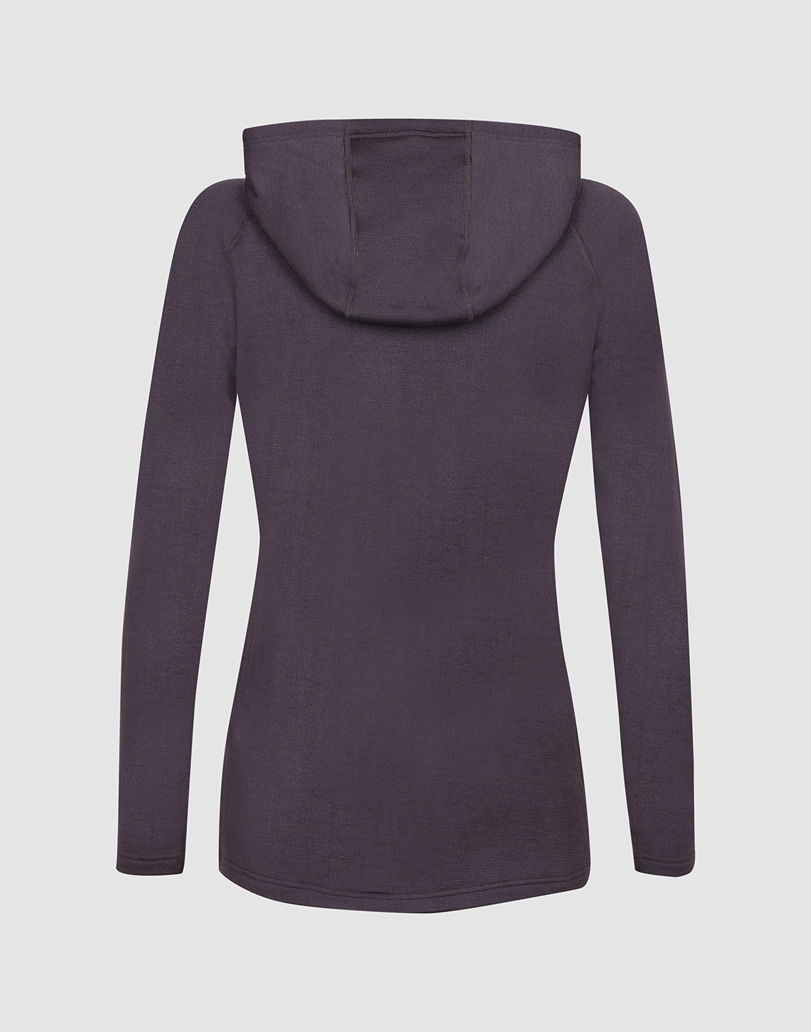 Vest met capuchon van merinowollen terry voor dames