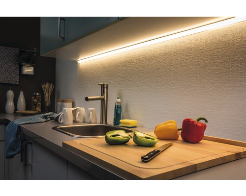 MaxLED 500 Strip 1 m 6W 550 lm 2700 K 72 gecoate LED's, geschikt als uitbreiding op de 24V basisset, Smart Home compatibel na uitbreiding