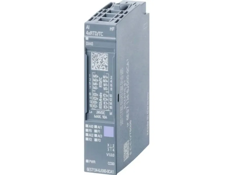 Siemens 6ES7134-6JD00-0CA1, Analog, Systemkraft, Flerfarvet, 39 g, 65 mm, 23 mm