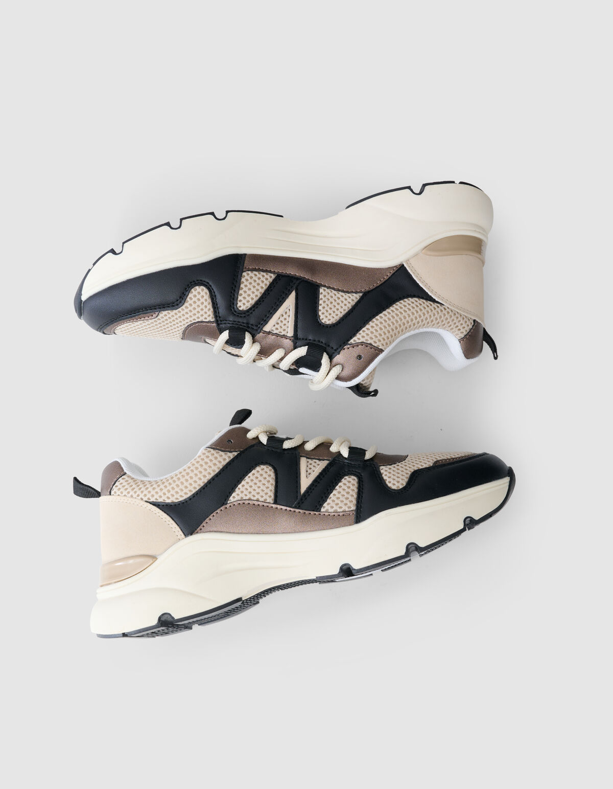 Casual Sneaker Zand/Zwart