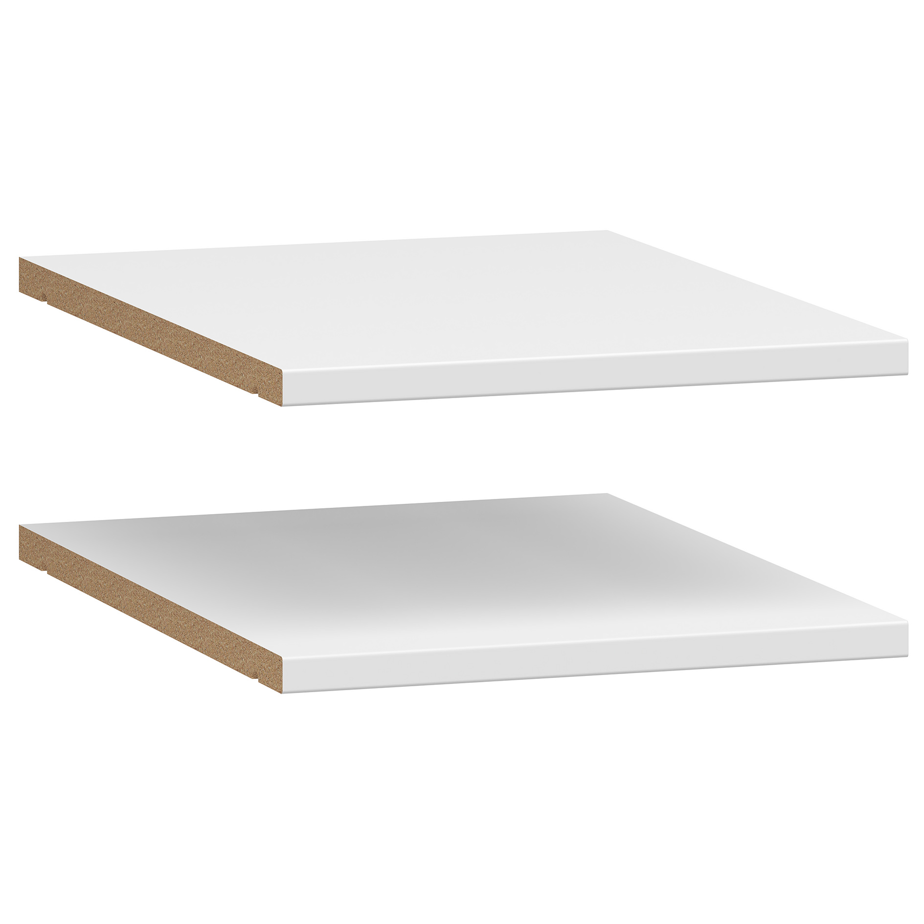 2-teiliges Einlegeboden-Set - weiß - 27 cm