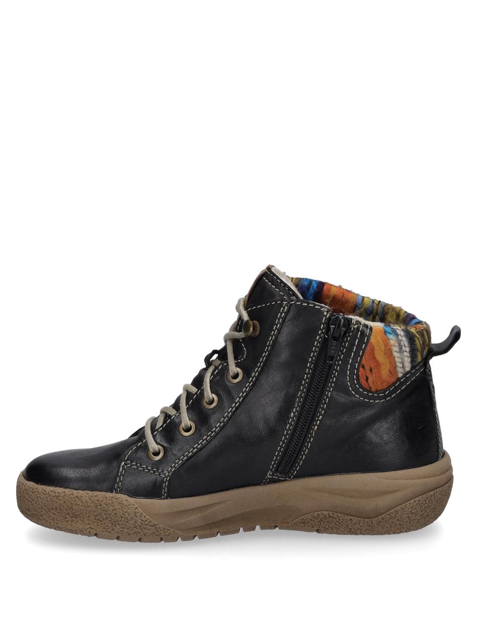 Stiefelette Alina 52, schwarz-kombi