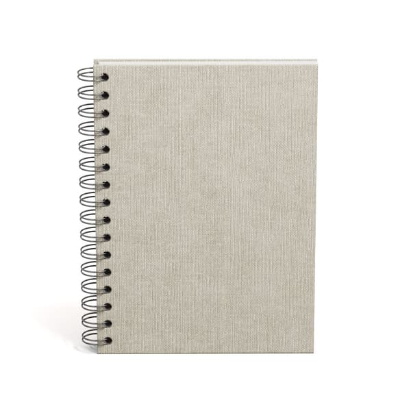 Notatbok A5 Ulinjert Linen 90 Sider Bigso Box of Sweden