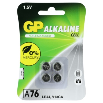 GP knoopcel 4x LR44