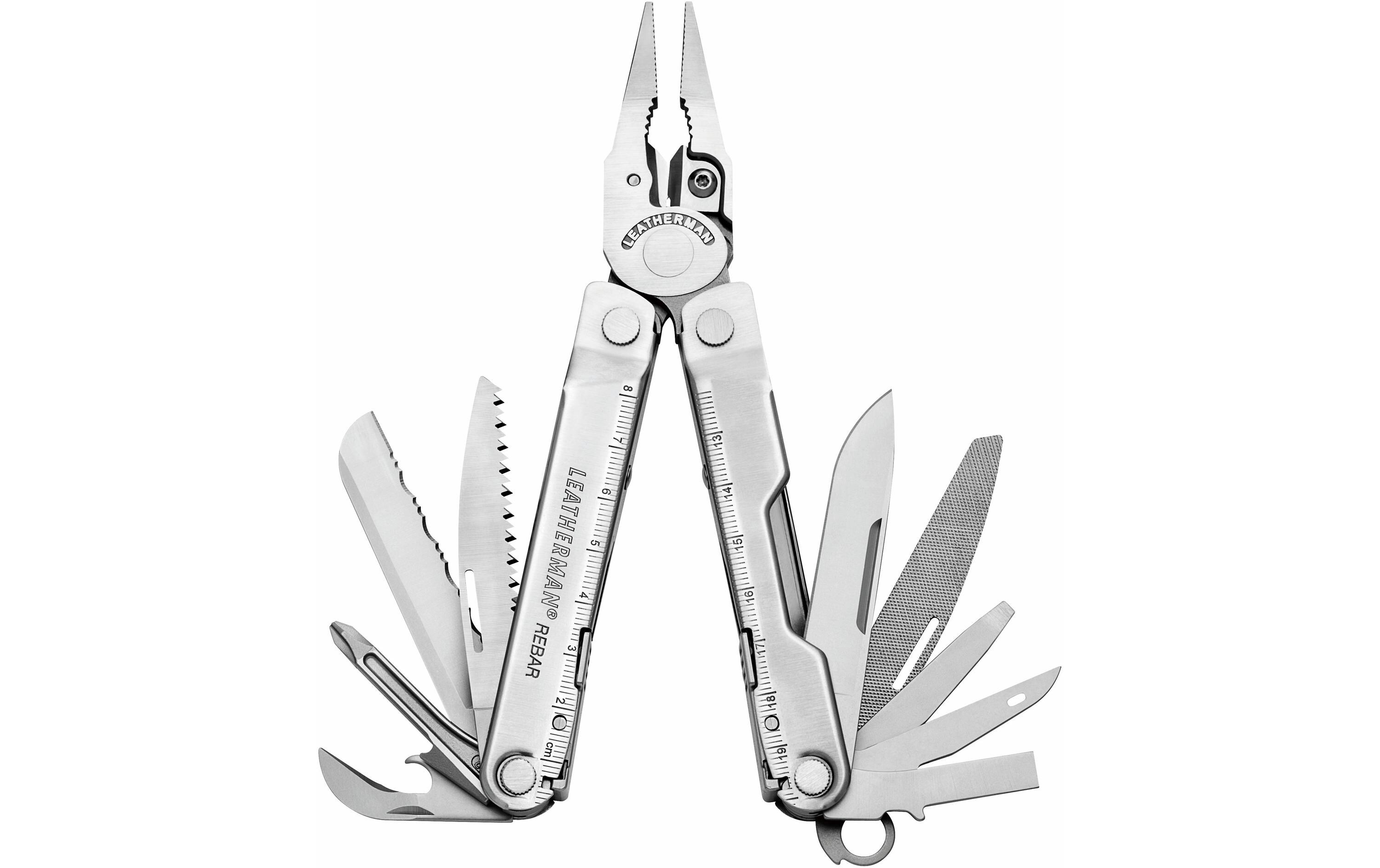 Multi-Tool Rebar, Silver, Holster Nylon BlackMultitool mit 17 Werkzeugen