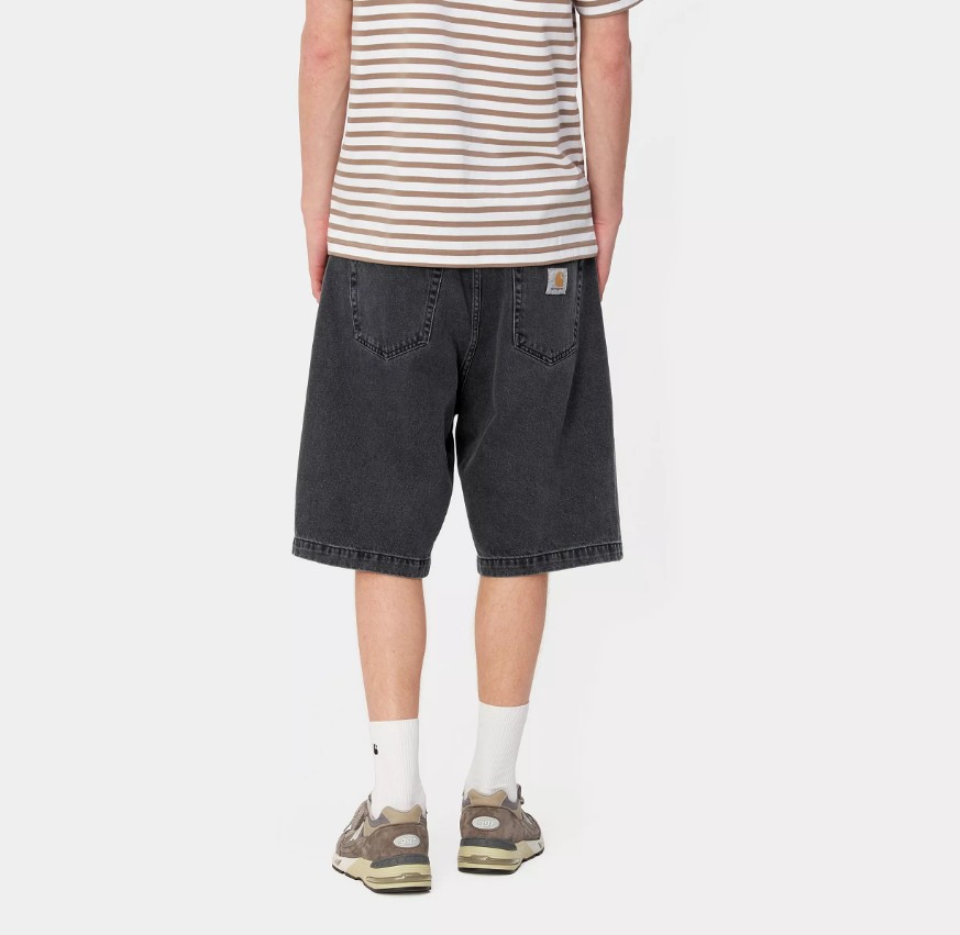 Carhartt WIP Landon Short Black Heavy Stone Wash