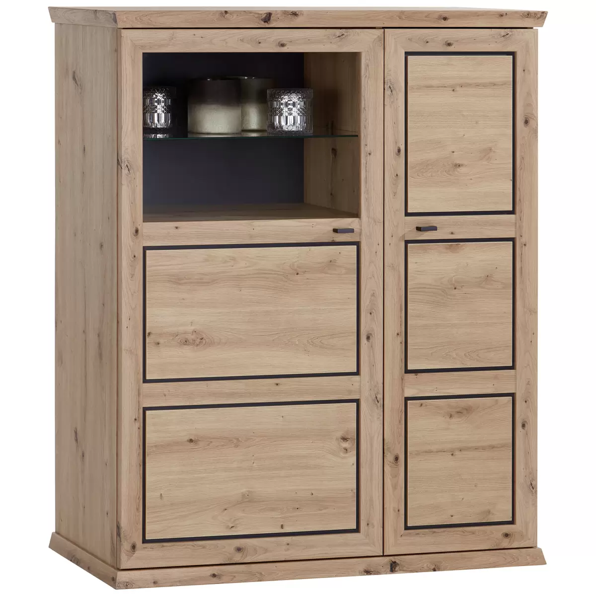 Highboard Harvey Artisan Eiche,anthrazit