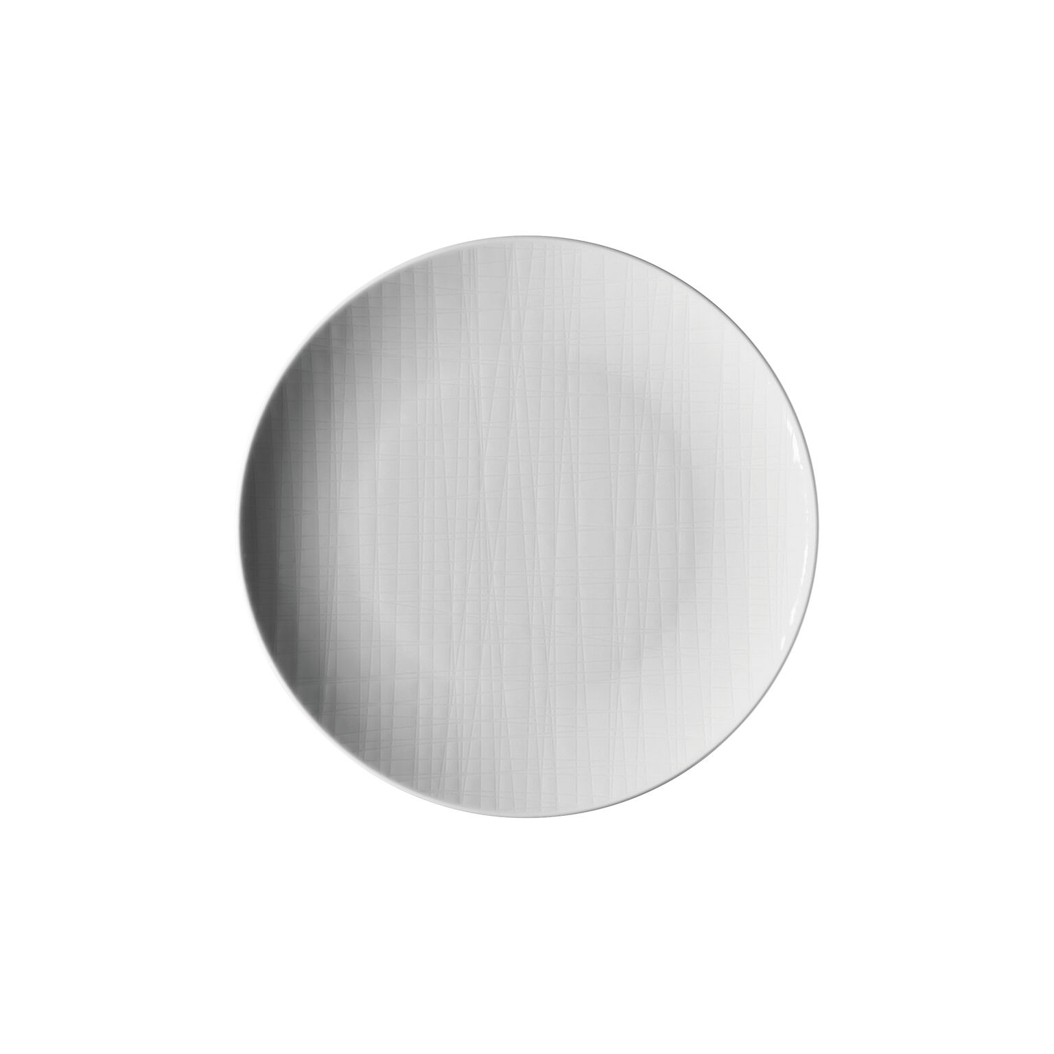 Mesh Weiss Teller 21 cm flach