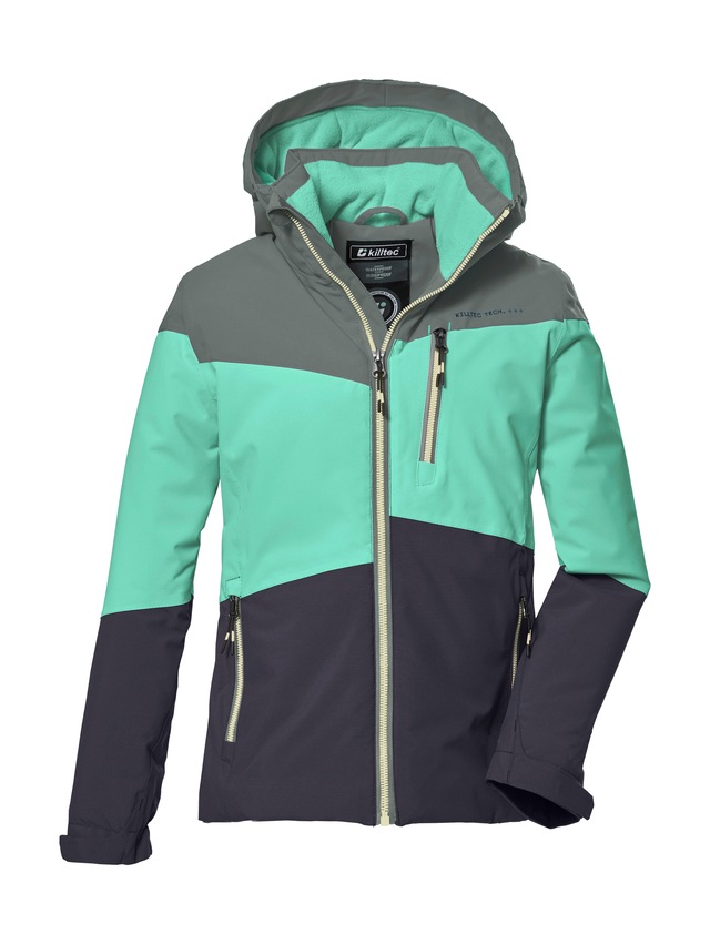 Killtec Outdoorjacke »KOW 170 GRLS JCKT« Funktionsjacke mit Kapuze und Schneefang, wasserdicht