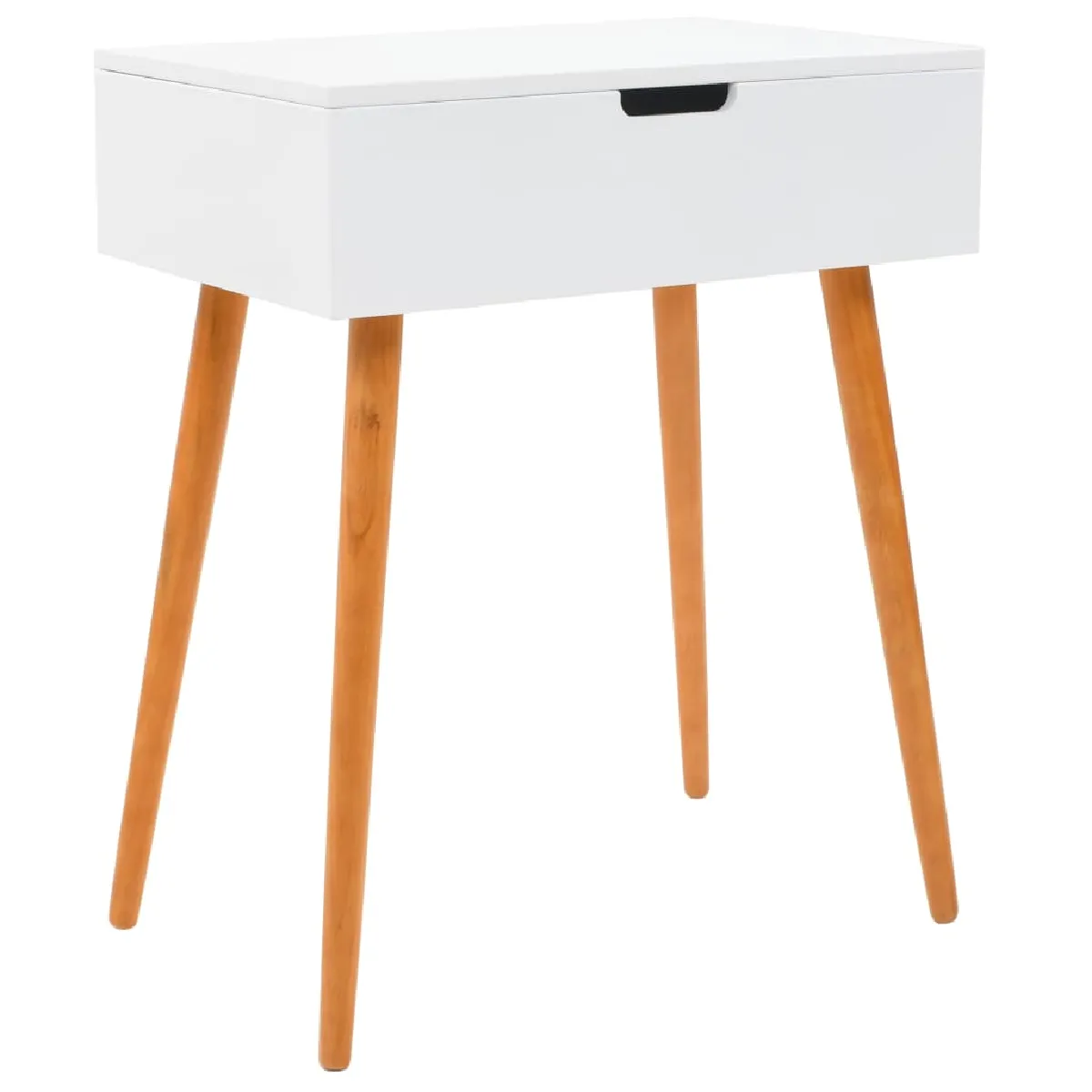 vidaXL Coiffeuse avec miroir - Blanc