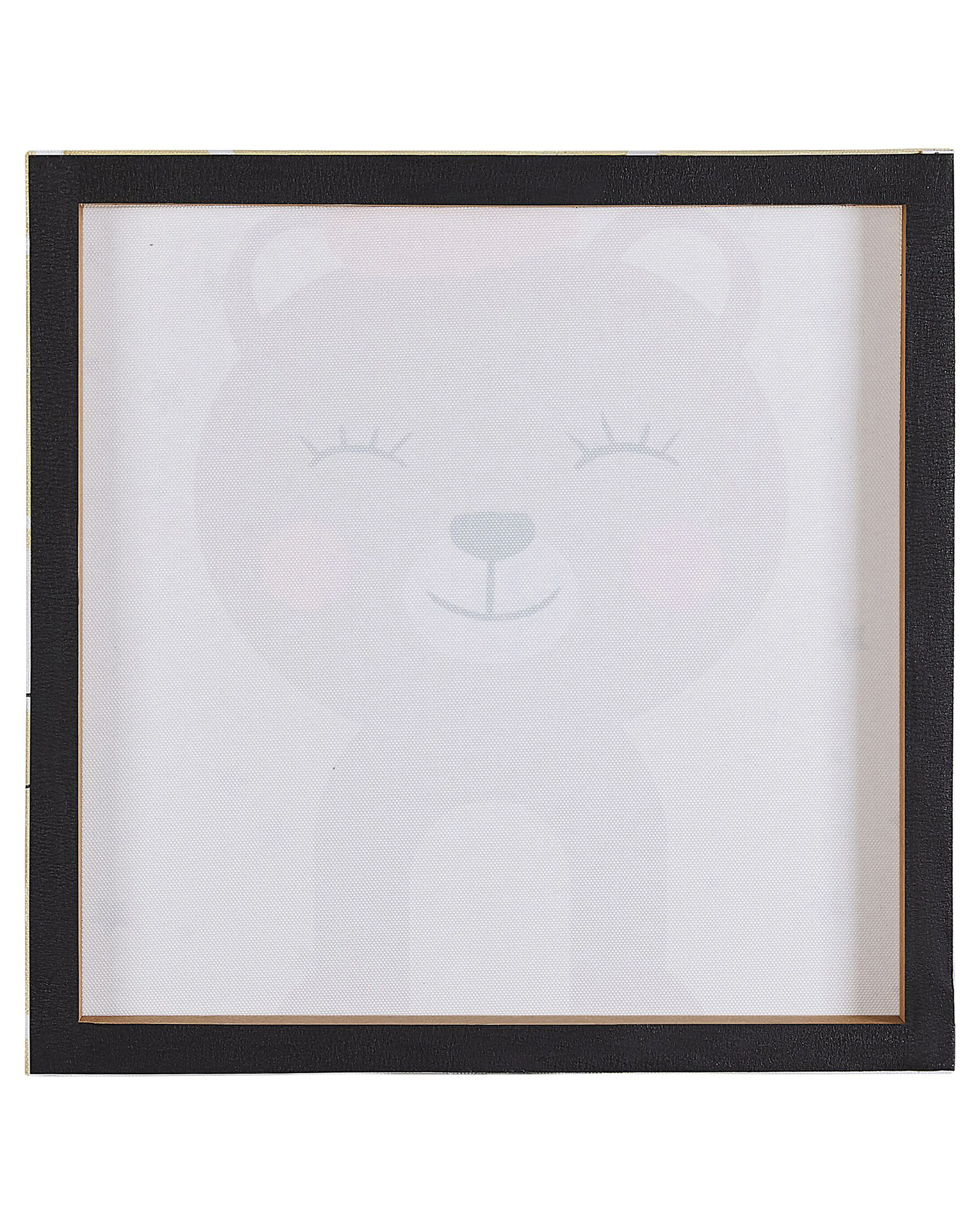 Set van 4 canvassen BOMBI Kids motief 30 x 30 cm Meerkleurig