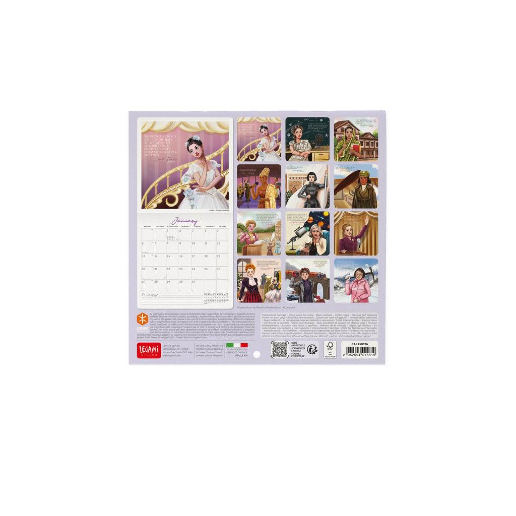 Calendário 2025 18X18 - Inspiring