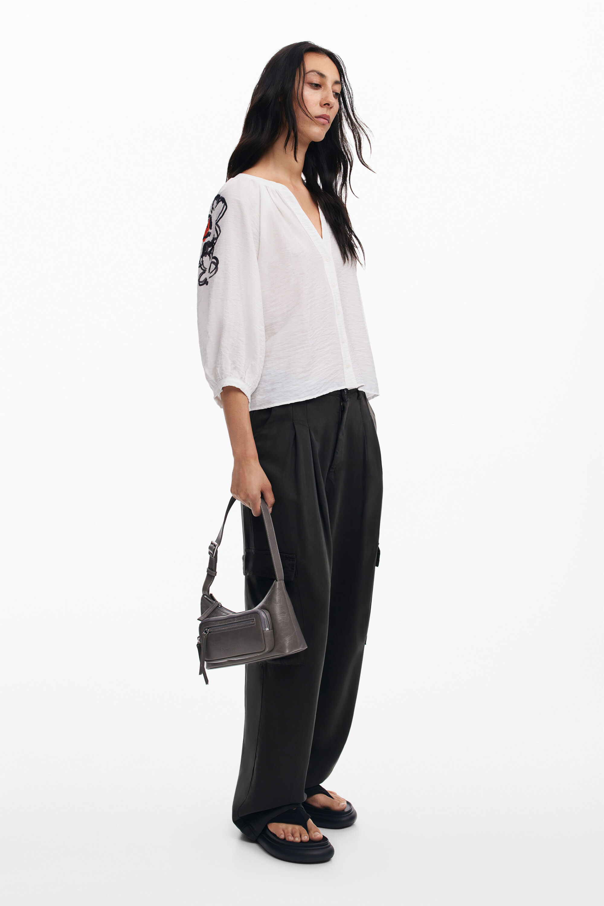 Blusa flores