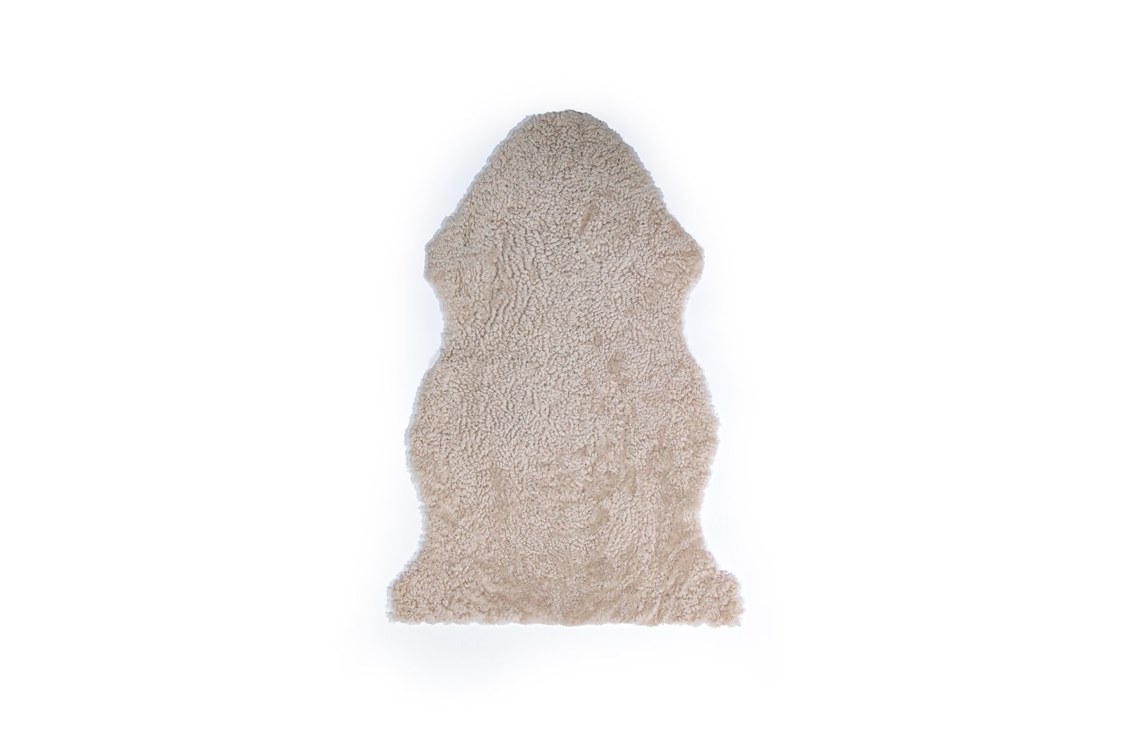 Shepherd lammeskinn Krøllet beige lengde 90-94cm høyde 16-18mm