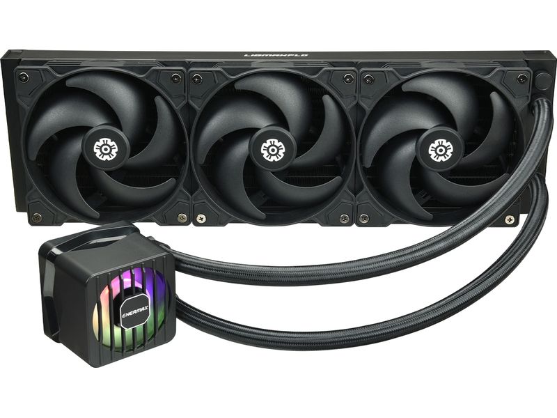 Enermax Wasserkühlung LIQMAXFLO SR 360 AIO-Wasserkühlung mit erweiterter Xtreme-Zweikammerpumpe