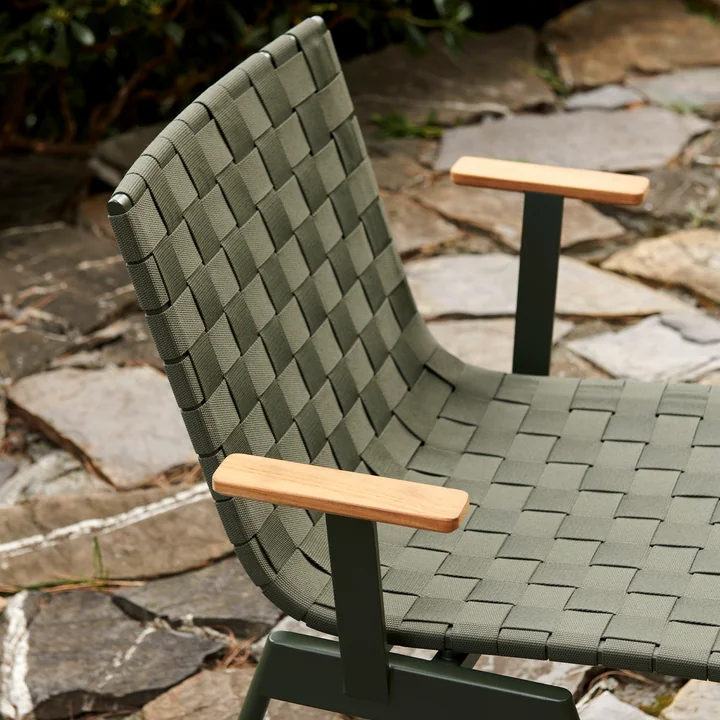 &Tradition - Ville Outdoor AV34 Armlehnstuhl, warm black