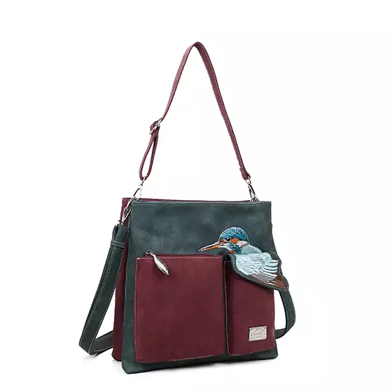 Hi-di-Hi Hand/ Schoudertas King Shopper Dark Blue/ Purple