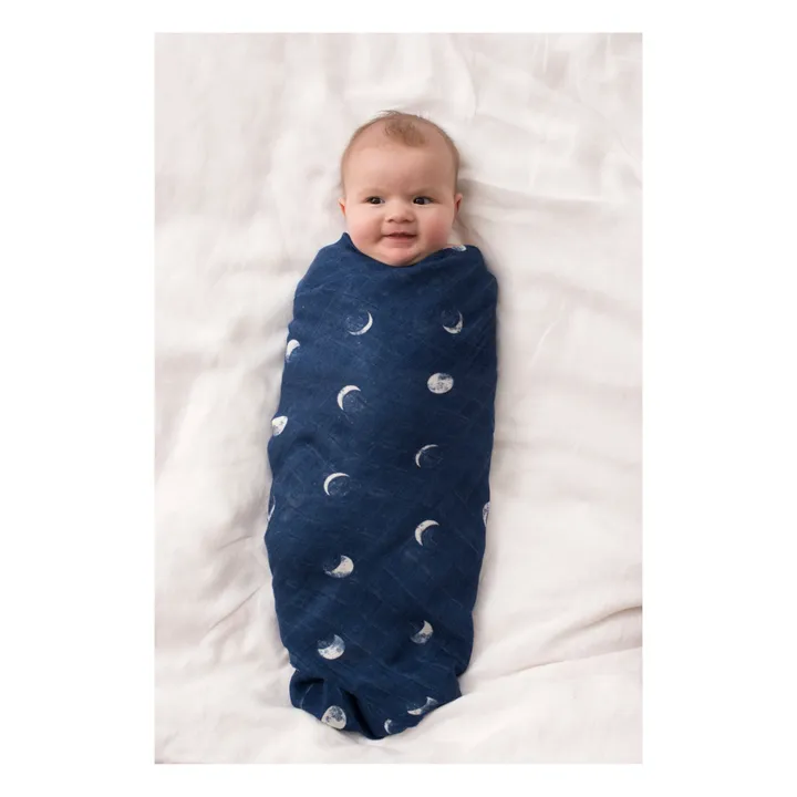 aden + anais Maxi-langes Silky Soft Stargaze - Set de 3 | Bleu