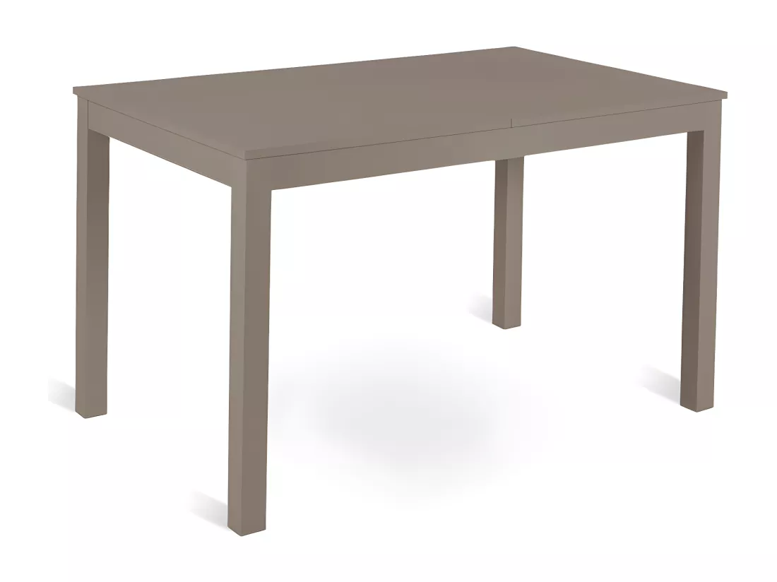 Traffic Table extensible (130/210 x 80 cm) en mélaminé gris tourterelle