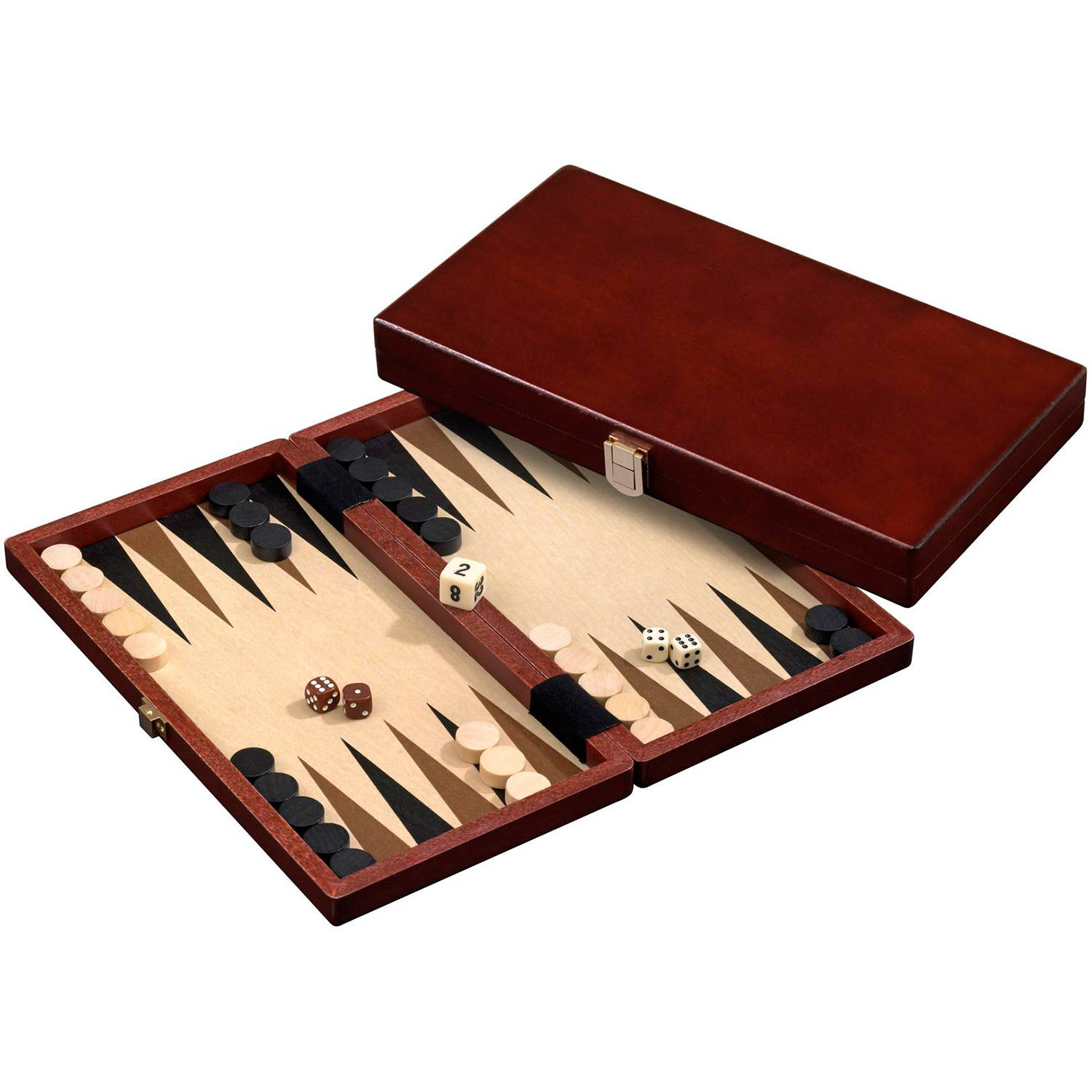 Philos Backgammon Naxos klein 28.5x15cm Backgammon Naxos (28.5x15cm)