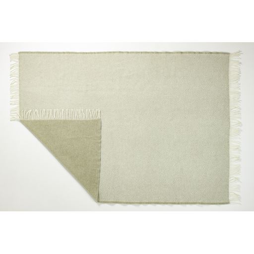 Arctic Diamond Uldplaid, Oliven, 130x200 cm