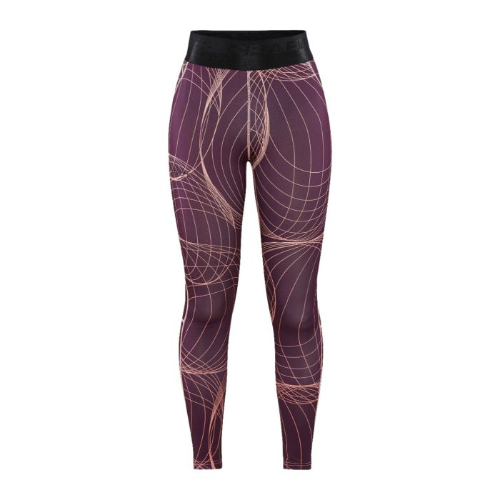 Craft Dame Lange tights Core Essence Tights Rød