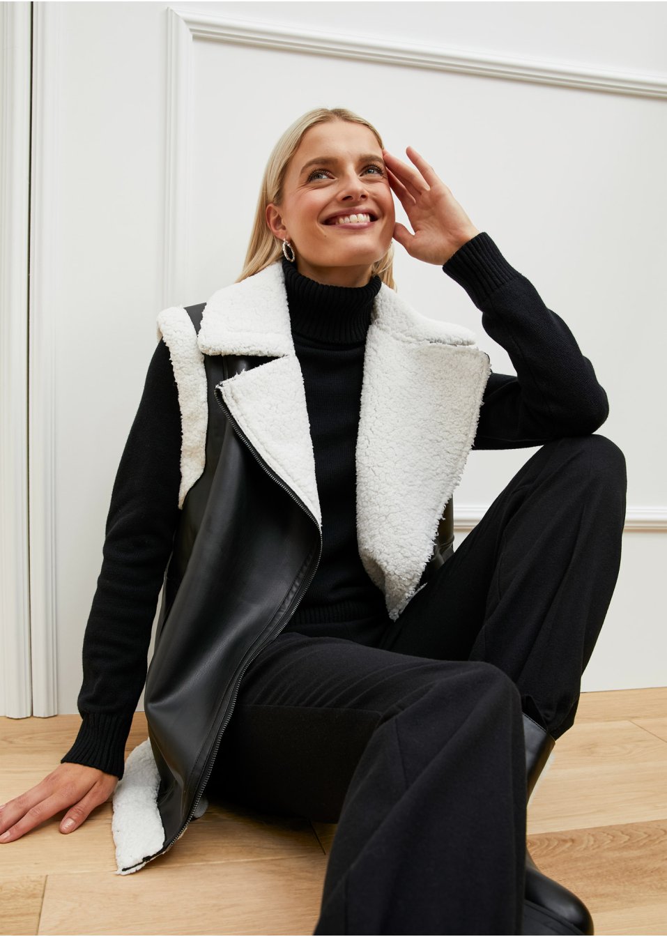 Veste sans manches douillette