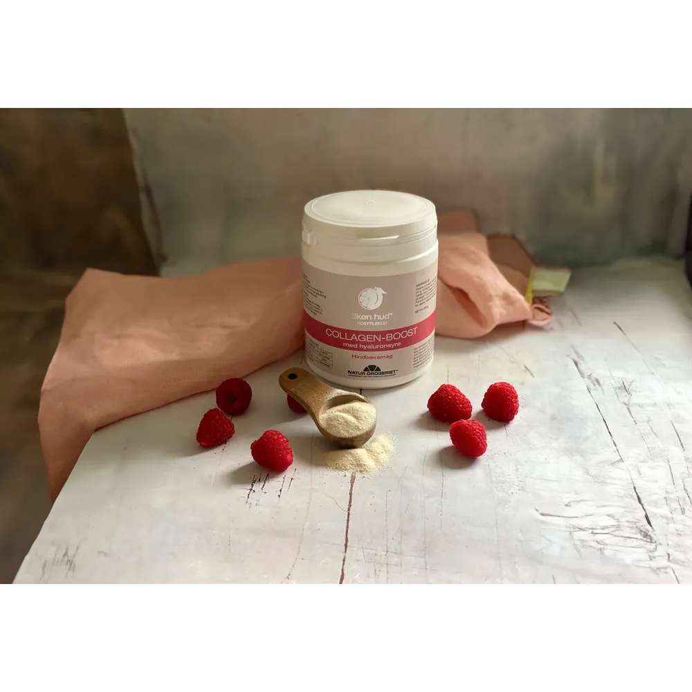 Natur-Drogeriet Collagen-Boost Hindbær - 350 g.