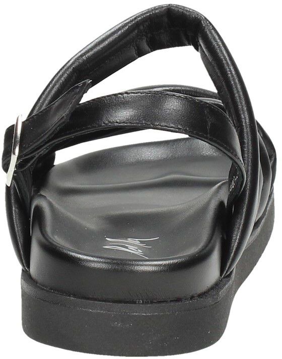 Red Rag Women Flat Sandal Padding zwart