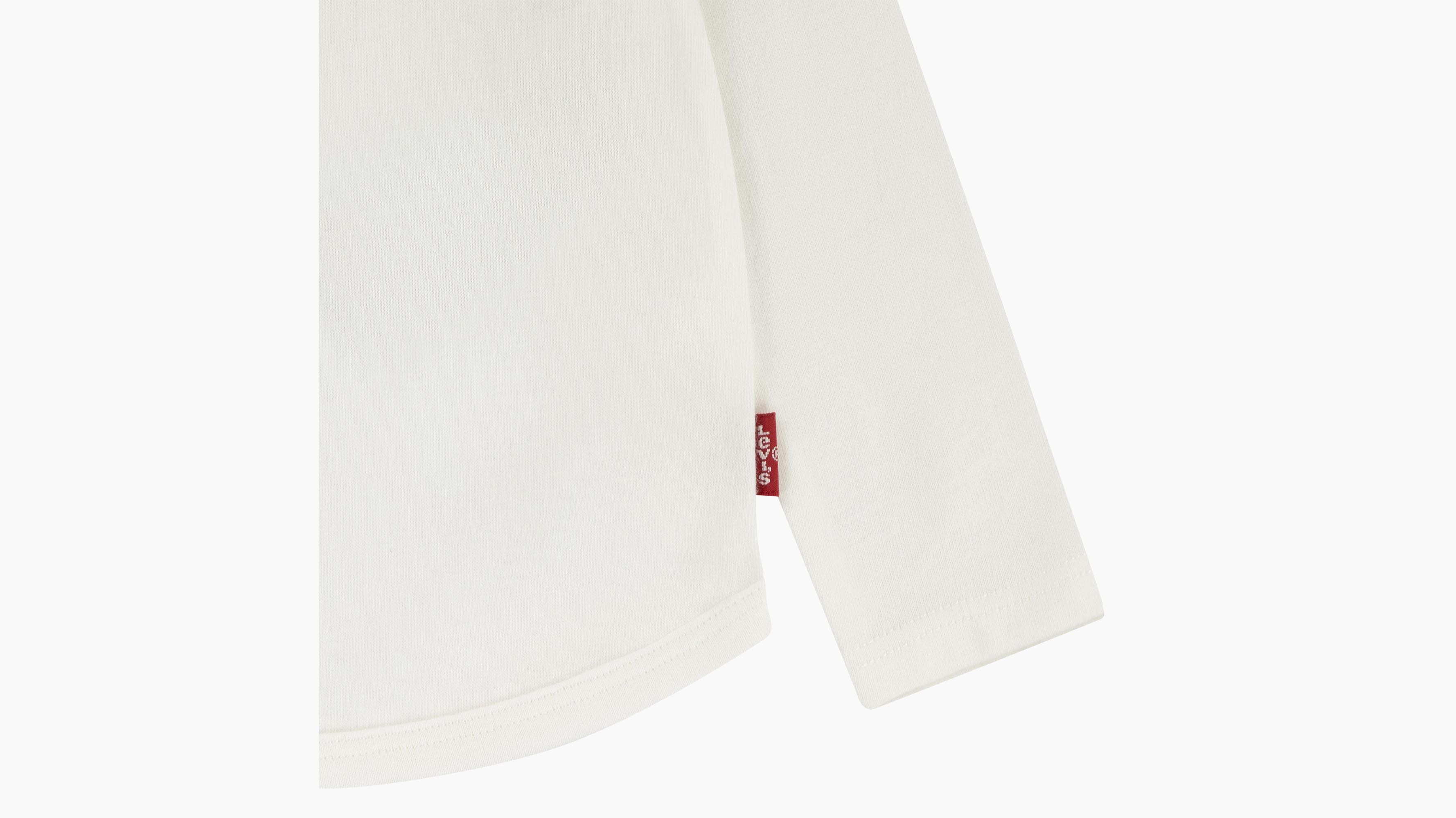Bébé t-shirt manche longue ourlet plongeant - Sugar Swizzle - Blanc