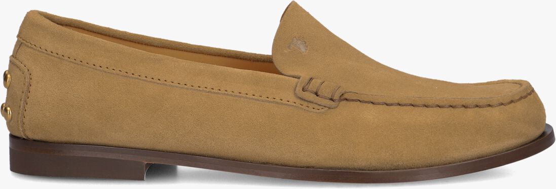 camel tod's loafers cuoio 03m pantofola gommini metallo