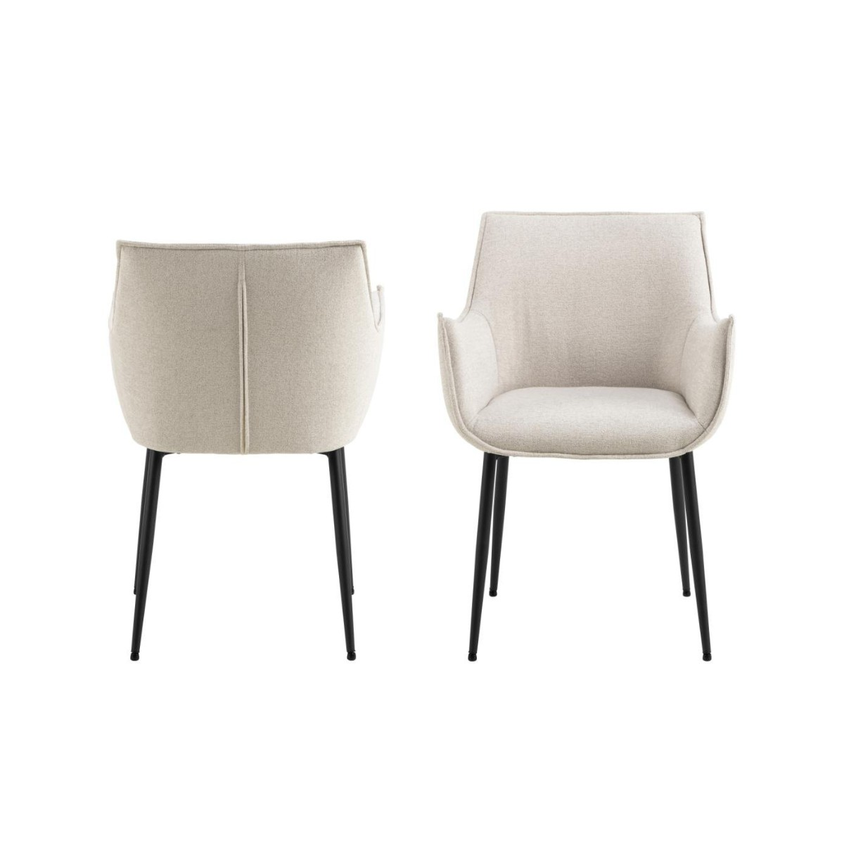 Eetkamerstoel Lismore beige - set van 2