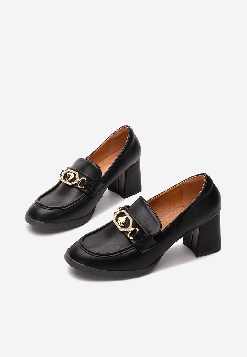 Loafers femme noirs Armanda