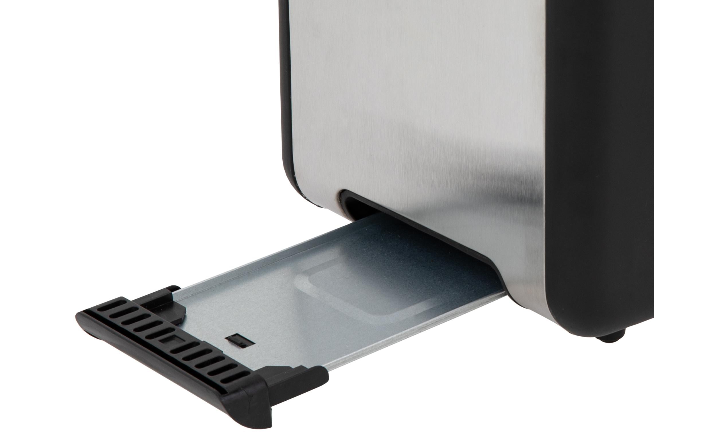 Toaster Chaplin Schwarz mattGleichzeitiges Rösten von 2 Toastscheiben