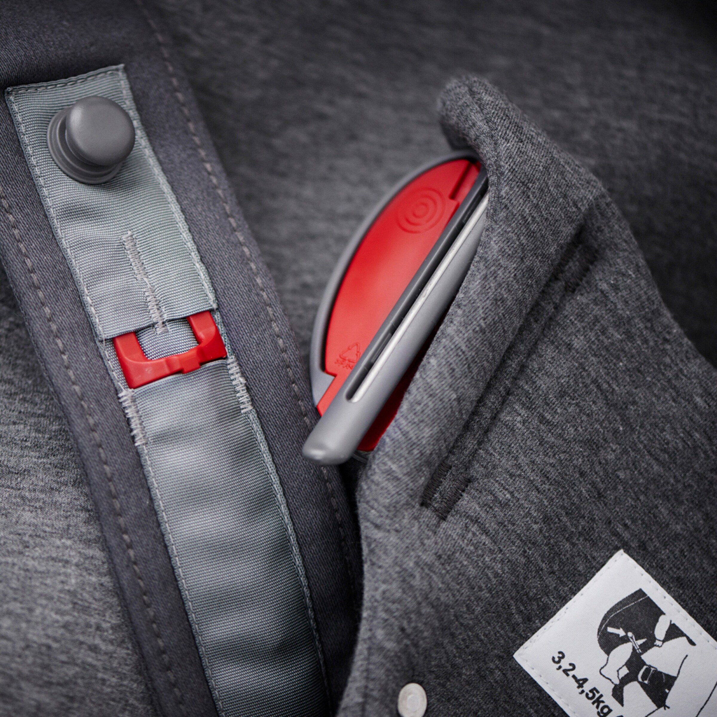 BabyBjörn Babytrage Mini 3D Jersey Dark Grey