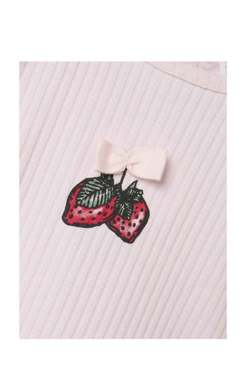 NAME IT t-shirt lila broderie
