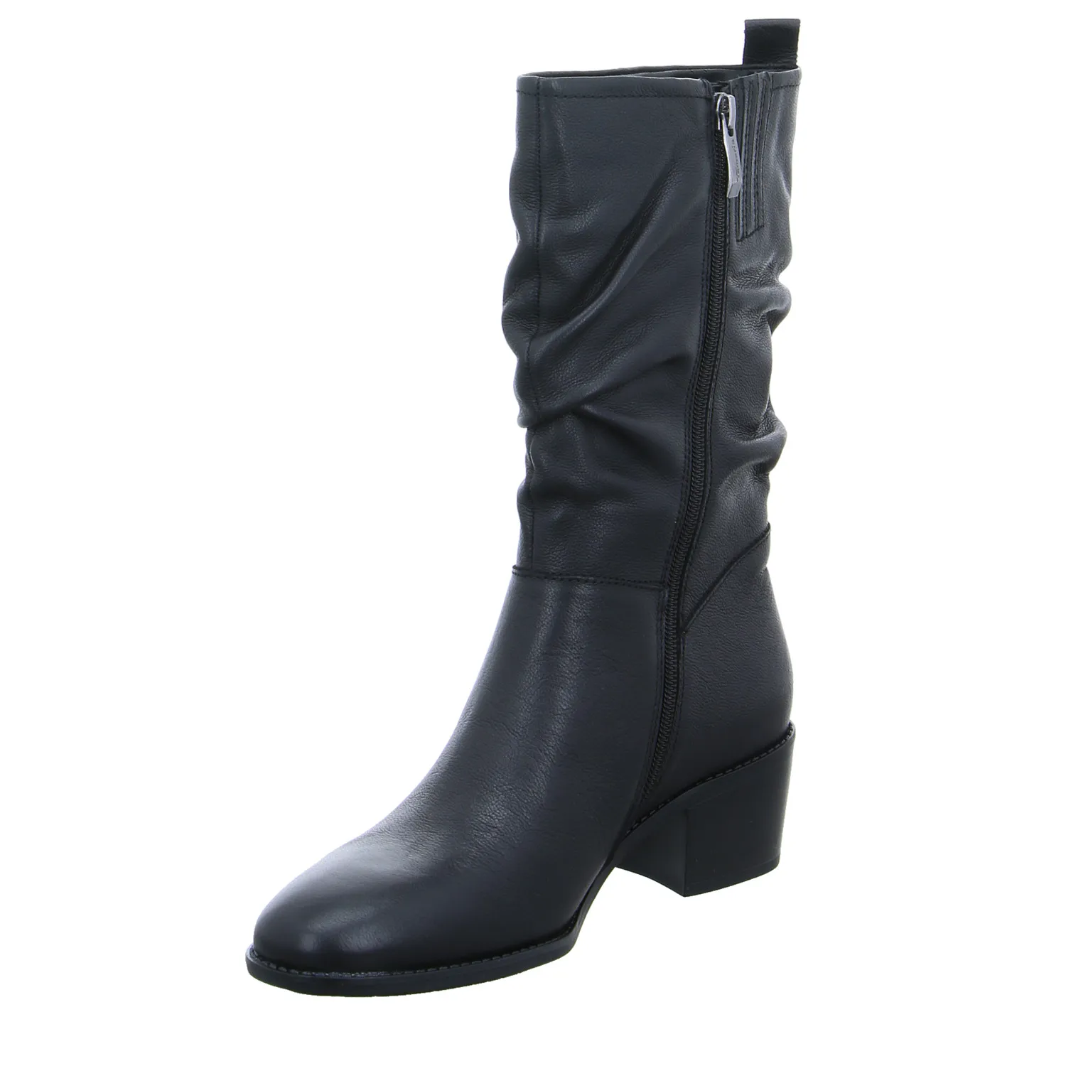 TAMARIS Stiefel Schwarz Leder
