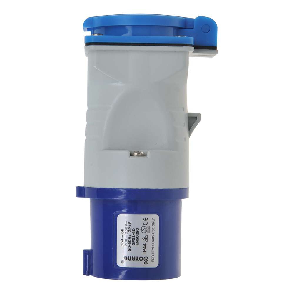 PAT Adapter Kupplung von CEE nach Schuko Steckdose