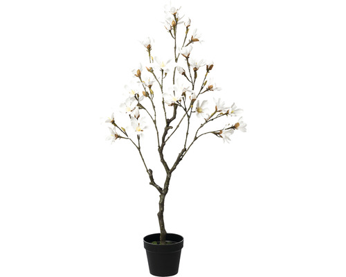 Kunstmagnoliaboom, 135 cm hoog, wit