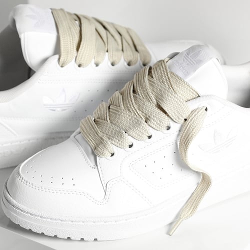 Baskets NY 90 Cloud White Core Black x Superlaced Gros Lacet Beige